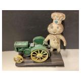 Metal tractor w/ plastic doughboy