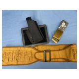 Ammo belt, holster & belt