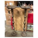 Brass candle stands 37" Tall