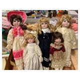 Porcelain Dolls 5 total