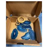 Wind chimes made of slices of Agate  stone