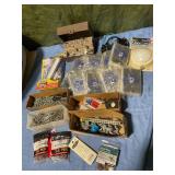 Screws, shelf pins, lights & extras