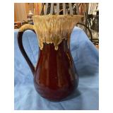 Pottery Pitcher 10" Tall