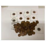 Bag of wheat pennies assorted dates