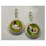 Ceramic decorative skillets