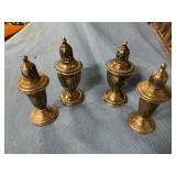 Sterling silver salt & pepper shakers