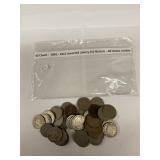 40 count-1891-1912 asst liberty V nickels