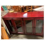 Storage Cabinet with glass doors 47" Long