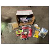 Paint supplies, sandpaper & extras