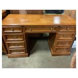 Wooden Desk w7drawers 54"x23"