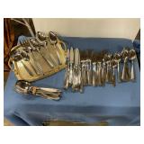 Kirk Steiff Silverware w/ tray
