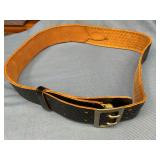 Braver Bros. MFG. Co. Leather belt 46" Length