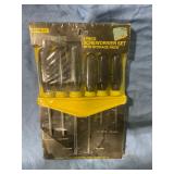 Screwdriver  Stanley 6 pc. Set w/ storage rack