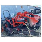 1997-1999 kubota b7300 hst 4 wd,with loader