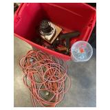 Miscellaneous tote of assorted stuff