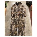 Camouflage jacket & pants large size