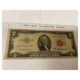 1953 a series2$ note  red seal