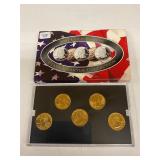 2001 gold edition State Quarter collection