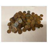 Bag of wheat pennies assorted dates