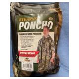 Stearns universal hooded poncho 50" x 80"