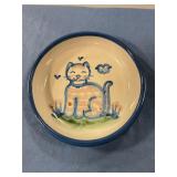 M A Hadley 8" kitty bowl