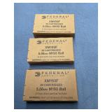 Federal 5.56mm M193 Ball 55gr TailBullets 60 Ct