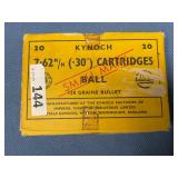 Kynoch 7.62 m/m 150 Grains Bullets 20 rds.