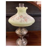 Vintage electric lamp, 21 inches tall