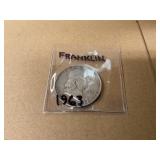Franklin 1963 half dollar