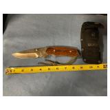 Buck Knife with sheath