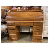 Oak Roll Top Desk