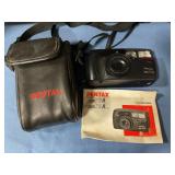 Pentax camera with case