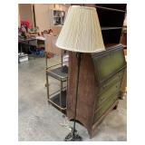 Antique iron floor lamp