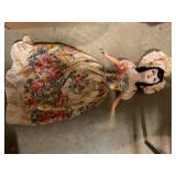 24ï¿½ Antique French Boudoir porcelain doll