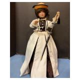 Effanbee porcelain Doll ï¿½Herald Squarsï¿½  17ï¿½ tall