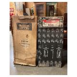 Vintage Milton Service Equipment display board