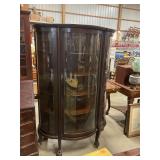 Bow front Curio cabinet