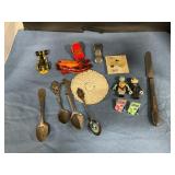 Spoons, cars & extras