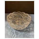 Crystal glass bowl 8"