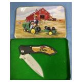 John Deere Knife in display tin
