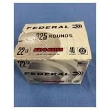 Federal 22LR 40 Gr. 325 rounds