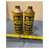 BNK hydraulic shock and jack oil cans, full