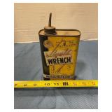 Empty liquid wrench container