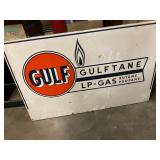 Gulf LP Gas Metal Sign 40"x26"