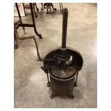 Antique cast iron Butcher Shop Sausage Press