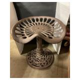 Cast iron tractor seat stool 20" Tall