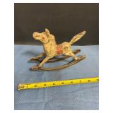 Cast iron rocking horse