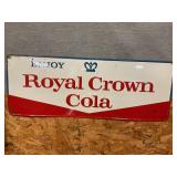 Vintage Royal Crown Cola sign 31" x 12"