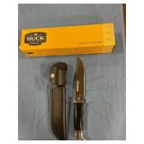 Buck 119 Knife with leather sheath