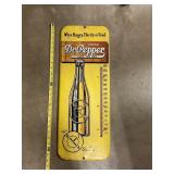 Dr. pepper metal Advertising thermometer